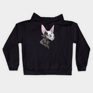 Cyberpunk Cat Kids Hoodie